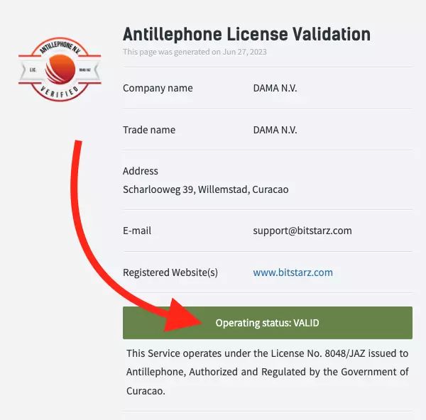 Лицензия онлайн казино Кюрасао